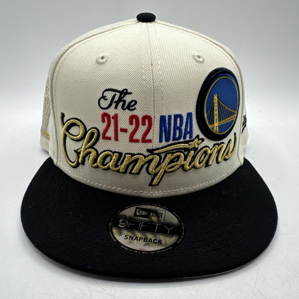 Golden State Warriors 21-22 NBA Champions Cap New Era 9Fifty Snapback Hat NEW